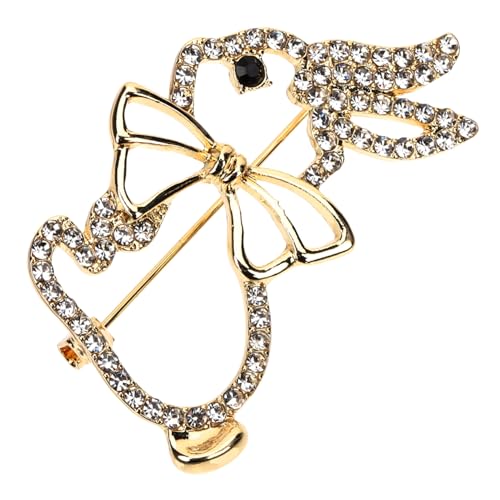 PartyKindom 2 Stück Hasenbroschen für Damen Kreative Cartoon kaninchen Anstecknadeln aus Langlebiger Legierung Modische Kleidung Taschen dekoration für Ostern Party und Alltag von PartyKindom