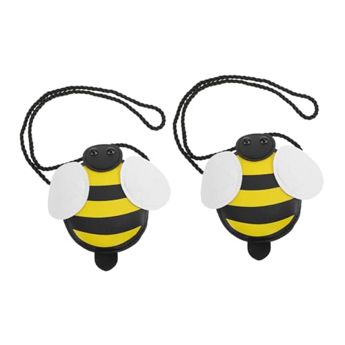 PartyKindom 2stücke Bienenformige Umhängetasche Für Junge Mädchen Tragbare Aufbewahrungstasche Süße Schultertasche Minitasche Für Junge Mädchen von PartyKindom