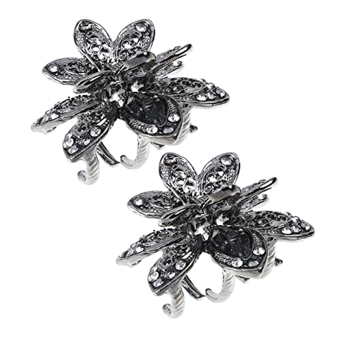 PartyKindom 2 Stück Kristallpunkt -bohrkopfschmuck Clips Haarspangen Frauen Geformt Matte Haarklammern Silberne Haarspangen Haare Frauen Haarzubehör Klaue Grey Legierung PartyKindom 2 Stück Kristallpunkt -bohrkopfschmuck Clips Haarspangen Frauen Geformt Matte Haarklammern Silberne Haarspangen Haare Frauen Haarzubehör Klaue Grey Legierung von PartyKindom