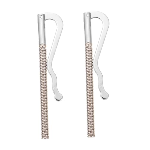 PartyKindom 2 Stück Metal Spring Geldscheinklammer Kompakte Kreditkarten Scheckhalter Platzsparend Einsetzbar für Herren Geldbörse Zuverlässiger Schutz gegen Verlust von PartyKindom