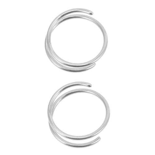 PartyKindom 2 Stück Nasenringe Spirale Verstellbare Hautfreundliche Nasenhoops für Damen Leichter Schmuck Passend für Verschiedene Nasengrößen Vielseitig Tragbar Ohrschmuck PartyKindom 2 Stück Nasenringe Spirale Verstellbare Hautfreundliche Nasenhoops für Damen Leichter Schmuck Passend für Verschiedene Nasengrößen Vielseitig Tragbar Ohrschmuck von PartyKindom