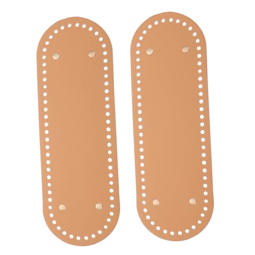 PartyKindom 2 Stück PU Taschenboden mit Löchern Handgefertigter Bodenformer für DIY Handtaschen Schultertaschen Umhängetaschen Vielseitiges Zubehör für Kreative Taschenherstellung von PartyKindom