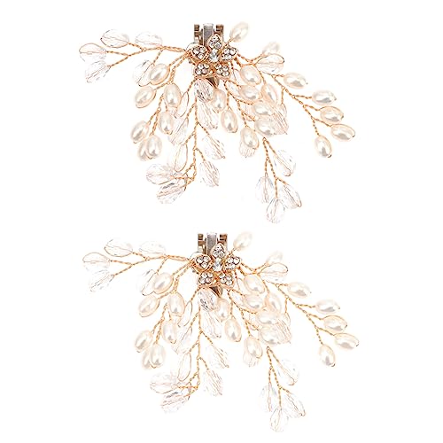 PartyKindom 2 Stück Perlen und Schuhclips Abnehmbare Dekorative Schuhschmuck Vielseitig Einsetzbar für Hochzeit Party Prom Geeignet für Pumps High Heels Sandalen Flats PartyKindom 2 Stück Perlen und Schuhclips Abnehmbare Dekorative Schuhschmuck Vielseitig Einsetzbar für Hochzeit Party Prom Geeignet für Pumps High Heels Sandalen Flats von PartyKindom