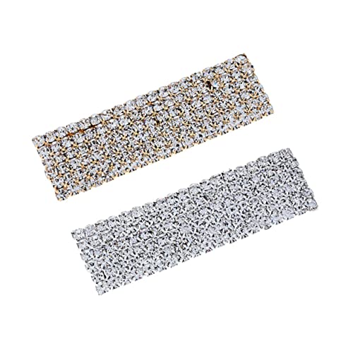 PartyKindom 2 Stück Rechteckige Haarnadel Diamant-Haarspangen dekorative Haarspangen Haarspange mit Strass Mädchen Haarzubehör glitzernde Haarspangen für Damen Haare Schnappklammern PartyKindom 2 Stück Rechteckige Haarnadel Diamant-Haarspangen dekorative Haarspangen Haarspange mit Strass Mädchen Haarzubehör glitzernde Haarspangen für Damen Haare Schnappklammern von PartyKindom