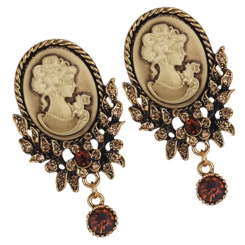 PartyKindom 2 Stück Retro Broschen Legierung Anstecknadeln für Frauen Dekorieren von Kleidung Taschen und Schals von PartyKindom