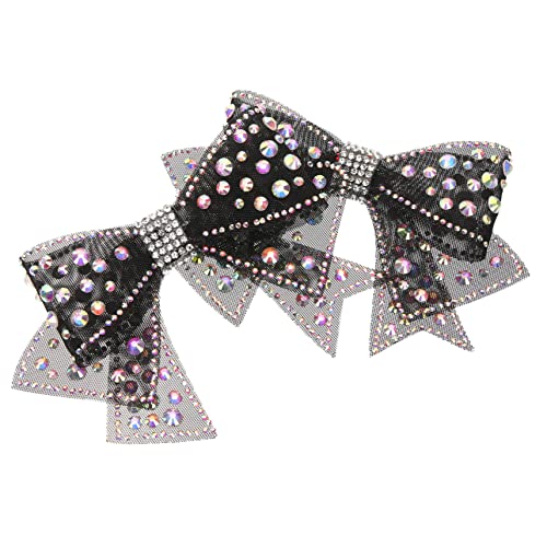 PartyKindom 2 Stück Schuhdeko mit Strasssteinen Teiliges Abnehmbare Schleifenapplikationen für Hochzeit Braut Geburtstagsfeier Eleganter DIY Schmuck für Schuhe Taschen und Kleidung von PartyKindom