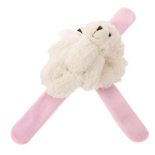 PartyKindom 2 Stück Slap Armband mit Süßem Cartoon Bärenmotiv Plüsch Wristband für Jungen und Mädchen Einfach Anzulegen Partyspielzeug und für Geburtstag Halloween Weihnachten von PartyKindom