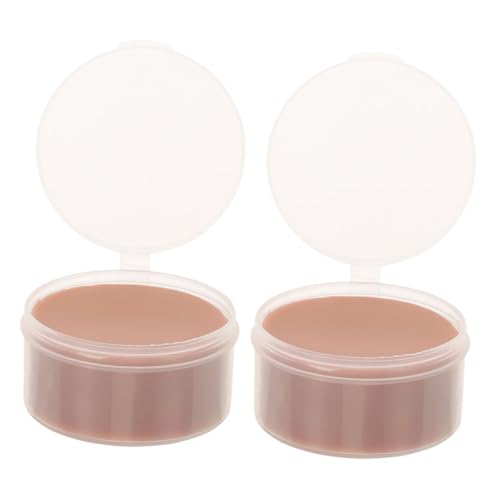 PartyKindom 2 Stück Spezialeffekt Wachs Teilig Narbenabdeckung und Hautreparatur Modellierbares Theater Gesichtswachs für Halloween Cosplay Hautfreundliches Make Up Tool für Realistische von PartyKindom