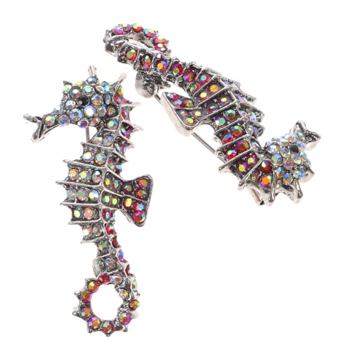 PartyKindom 2stücke Strass- -brosche Für Damen Glänzende Tier-brosche Anstecknadel Für Kleid Hut Rucksack-dekoration Sicherheitsnadel von PartyKindom