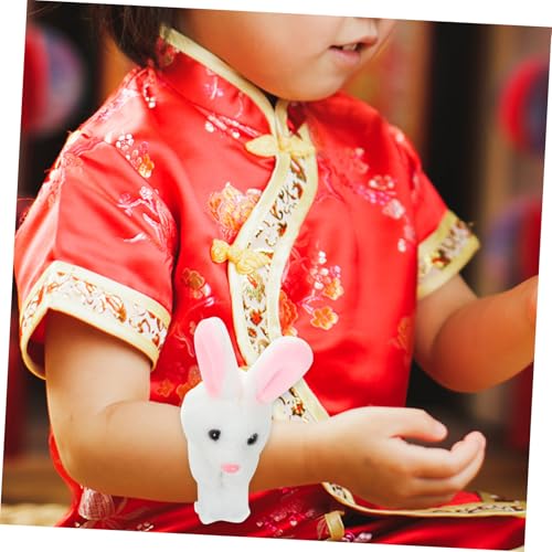 PartyKindom 2 Stück Teiliges Cartoon Animal Slap Band Leichte Einfache Schnapparmbänder Tierisches Partygeschenk für Geburtstag Halloween Weihnachten Jungle Themen Party für Jungen und von PartyKindom