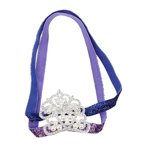 PartyKindom 2 Stück Teiliges Haarband mit Funkelnden Verzierungen Elastisch Bequem Haarschmuck Stirnbänder für Mädchen Geburtstagsfeier Party und Alltag Weiche Kopfbedeckung Druckfrei von PartyKindom