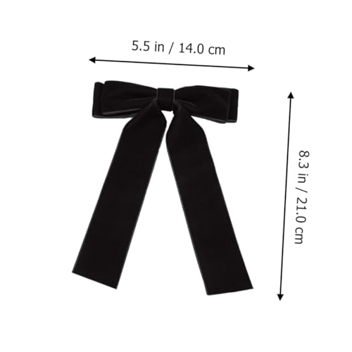 PartyKindom 2 Stück Teiliges Lange Haarschleifen mit Band Haarklammer aus Samt für Frauen Modische Haarklammer Elegant und Vielseitig für Haartypen Geeignet von PartyKindom