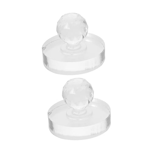 PartyKindom 2 Stück Teiliges Lidschatten stempelwerkzeug aus Langlebigem Rund Einfach zu Reinigen Geeignet für Professionelle und Private Nutzung für Lidschattenpalette Reparatur und von PartyKindom