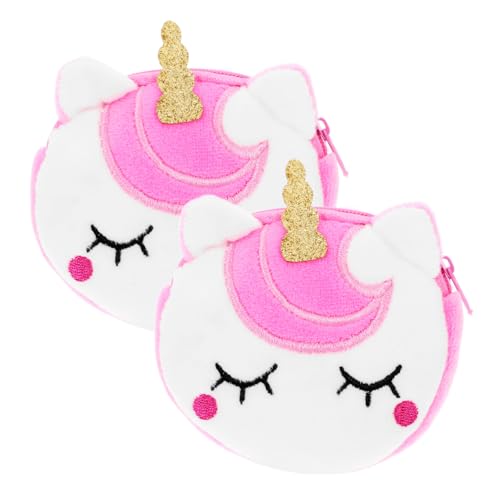 PartyKindom 2 Stück Teiliges Slap Armband mit Einhorn Weiches Hautfreundliches Klatscharmband und Süße Geldbörse für Mädchen Vielseitiges Party für Geburtstagsfeiern und Mitgebseltüten von PartyKindom