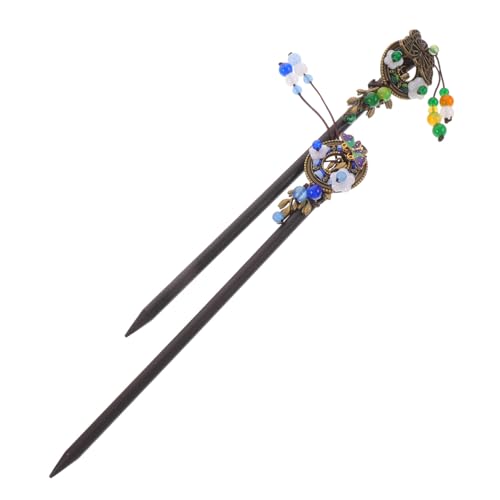 PartyKindom 2 Stück Vintage Haarstäbchen mit Quaste Haarnadeln für Damen für Hochzeiten Partys und Alltag Retro Haarschmuck für Verschiedene Frisuren von PartyKindom