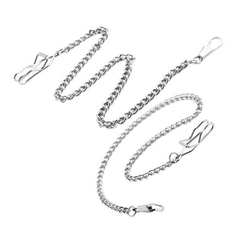 PartyKindom 2 Stück Vintage Hosenkette aus Robustem Metall Teiliges Taschenkette für Herren Stylische Jeans und Brieftaschenkette Modisches Accessoire mit Antikem Design von PartyKindom