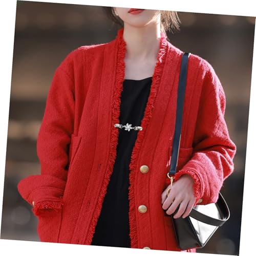 PartyKindom 2 Stück Wasserdichter Strass schalclips Vintage Cardigan Brosche für Damen Kleidung Vielseitig als Schalring und Shirt Clip für Dinner Party Hochzeit Geeignet von PartyKindom