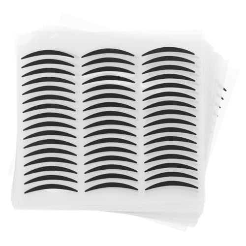 PartyKindom 20 Blatt Schwarze Selbstklebende Temporäre Make Up Aufkleber für Doppeltes Augenlid Eyeliner Sticker Lidschatten Tattoo Tapes von PartyKindom