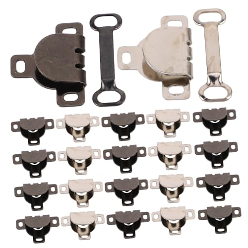 PartyKindom 20 Satz Teiliges Metallhaken und Ösen für Hosenbund Unsichtbare Taillenverschlussclips Robust und Vielseitig für Anzughosen Röcke und Verarbeitung Langlebig und Praktisch von PartyKindom