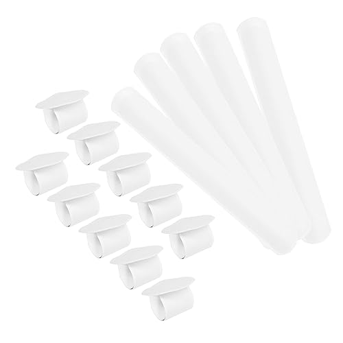 PartyKindom 20stücke Weiß Leere Schlagarmbänder Blanko Schnapparmbänder Für Junge Mädchen Bastelbedarf Diy Partygeschenke Schlagarmbänder von PartyKindom