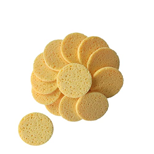 PartyKindom 20 Stück Make Up Entferner Baumwolle Zum Reinigen Und Entfernen Von Gesichtswattepads Make Up Schwamm Gesichtsschwämme Gesichtswattepads Zellulose Kosmetik Spa Schwämme von PartyKindom