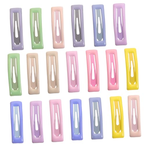 PartyKindom 20 Stück Teiliges Bunte Haarspangen in Niedlichen Formen Leichte Haarclips für Mädchen Haarschmuck für Alltag Party Cosplay und Bühnenauftritte von PartyKindom