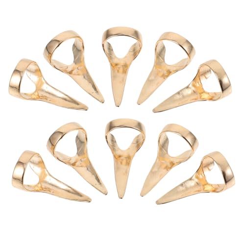 PartyKindom 20 Stück Teiliges Haarschmuck Ring Hair Separator aus Legiertem Flexibles Hautschonendes Hairstyling Tool für Zöpfe und Haarpartien Vielseitig Einsetzbar für Salon Party und von PartyKindom