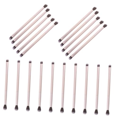PartyKindom 20 Stück Teiliges Make Up Pinselset Doppelseitige Augenpinsel für Lidschatten und Nasenkontur Weiche Borsten Langlebig und Leicht zu Reinigen Ergonomisches Design für Präzise PartyKindom 20 Stück Teiliges Make Up Pinselset Doppelseitige Augenpinsel für Lidschatten und Nasenkontur Weiche Borsten Langlebig und Leicht zu Reinigen Ergonomisches Design für Präzise von PartyKindom