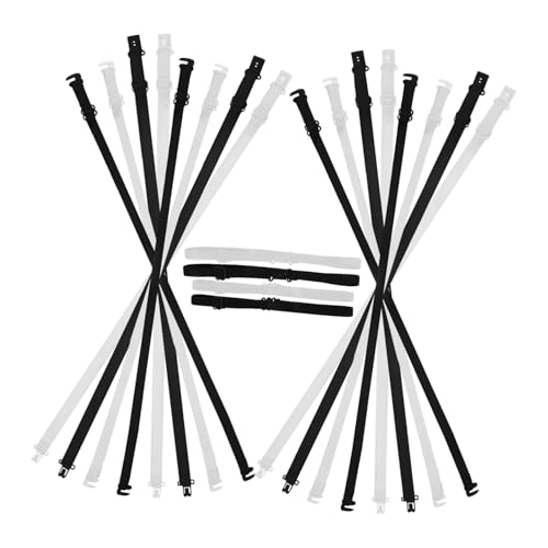 PartyKindom 20 Stück Teiliges Verstellbarer Elastischer Fliege Verlängerungsbänder für Hochzeitsanzüge Einsetzbare Diy Zubehörteile zur Längenerweiterung von Krawatten von PartyKindom