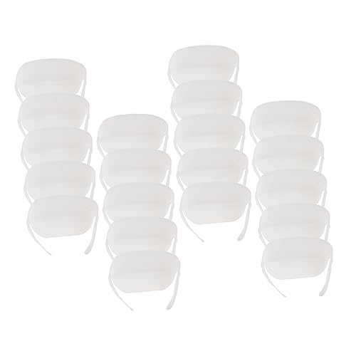 PartyKindom 20 Stück Unsichtbare Schweißabsorptionspads Für Hemden Selbstklebend Atmungsaktiv Hautfreundlich Weiß Für Damen Und Herren von PartyKindom