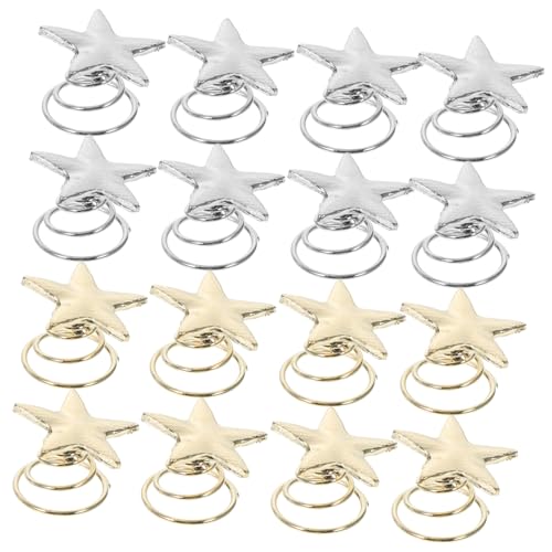 PartyKindom 20 Stücke Sternförmige Spiralhaarspangen für Damen Hochzeits Haarschmuck Kleiner Haarklammern für Frisuren Haar Zubehör für Partys und Feiern von PartyKindom
