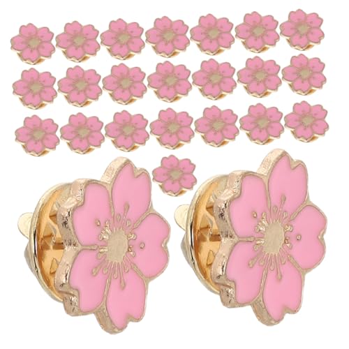 PartyKindom 24stücke Broschen Mit Kirschblütenmotiv Für Damen Emaille Blumen Anstecknadeln Als Kleidung Dekoration Für Taschen Jacken Hüte Niedliche Frühlingsmotive Für Mädchen Und von PartyKindom