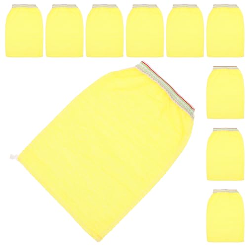 PartyKindom 25 Stück Badetuch Handschuhe Badehandschuhe Mit Textur Peeling-waschlappen Bathhandschuh Duschhandschuhe Peeling-handschuhe Für Die Dusche Peelende Handschuhe Baden Vlies Gelb PartyKindom 25 Stück Badetuch Handschuhe Badehandschuhe Mit Textur Peeling-waschlappen Bathhandschuh Duschhandschuhe Peeling-handschuhe Für Die Dusche Peelende Handschuhe Baden Vlies Gelb von PartyKindom