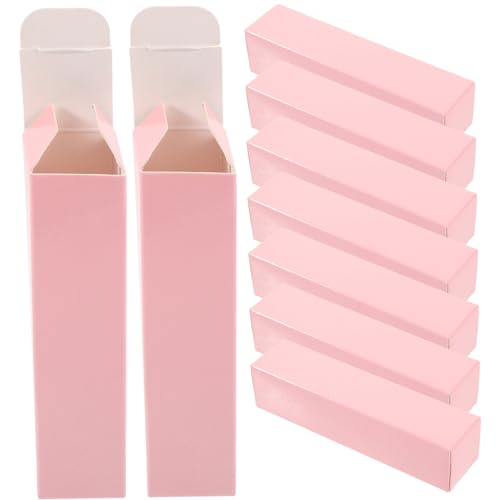 PartyKindom 25 Stück Teiliges Lippenstift Verpackungsboxen Glänzende Lippenstift Behälter aus Papier Elegante und Praktische Aufbewahrung für Kosmetik und von PartyKindom