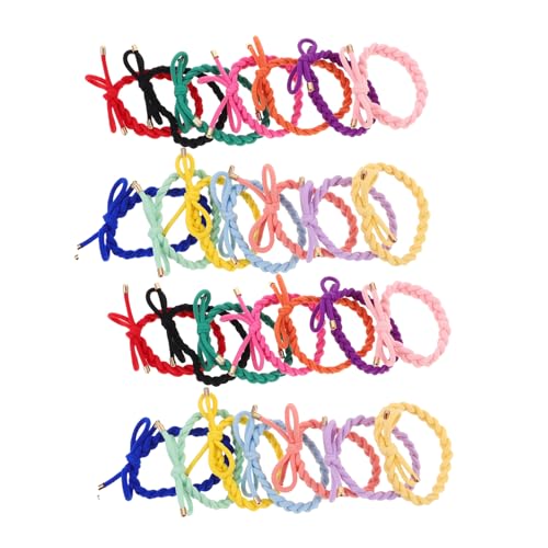 PartyKindom 28stücke Elastische Haargummis Mit Schleife Haargummis Aus Nylon Und Metall Für Mädchen Haarfreundliche Beschädigung PartyKindom 28stücke Elastische Haargummis Mit Schleife Haargummis Aus Nylon Und Metall Für Mädchen Haarfreundliche Beschädigung von PartyKindom