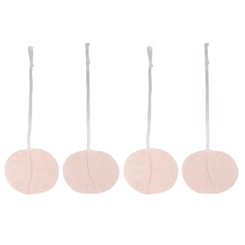 PartyKindom 2Paare Baumwoll Achselpads Atmungsaktive Schweiß Aufkleber für Damen und Herren Unsichtbare Schweißabsorptions Pads für Blusen und Shirts Komfortabel von PartyKindom