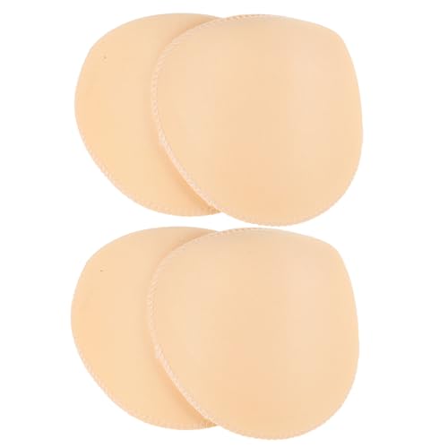 PartyKindom 2Paare Schulterpolster Set Selbstklebend für Damen Herren Abgedeckte Anzug Schulterpolster für Jacken Kleidung Vielseitige Nähzubehör von PartyKindom