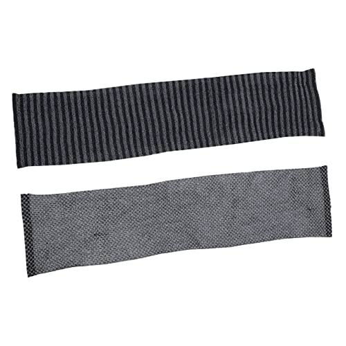 PartyKindom 2Stücke Exfolierende Badehandtücher für Körperreinigung Doppelseitiger Rückenschrubber zur Hautpflege Sanfte Peeling Tücher für Gestreift von PartyKindom