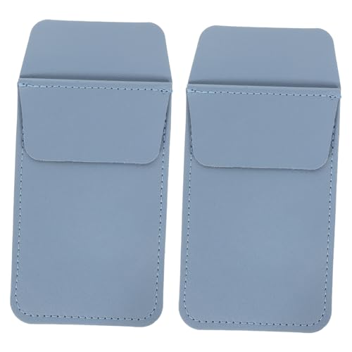 PartyKindom 2stücke Pu-stifthüllen Aus Pu-Leder Stifteetui Mit Einlegefunktion Taschenschutz Für Herrenhemden Organizer Für Stifte Aufbewahrungstasche Für Krankenschwestern von PartyKindom