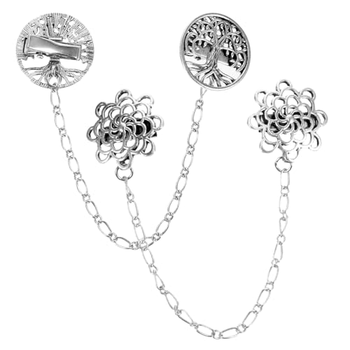 PartyKindom 2Stücke Vintage Schalclips für Pullover Strickjacken Retro Clips Stilvolle Brosche für Damenbekleidung Elegantes Accessoire von PartyKindom