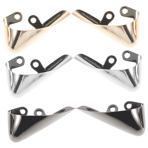 PartyKindom 3 Paar Metall Schuhspitzenschützer Absatzschoner für High Heels Strapazierfähige Schuhspitzenabdeckung Schuhschutz für Spitze Schuhe für Damen von PartyKindom