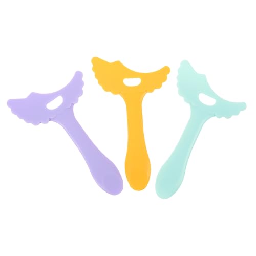 PartyKindom 3 Stück Silikon Eyeliner Hilfe Tool Wiederverwendbare Make Up Schablonen für Lidschatten und Eyeliner Multifunktionales Augen Make Up Tool für Anfänger und Profis von PartyKindom