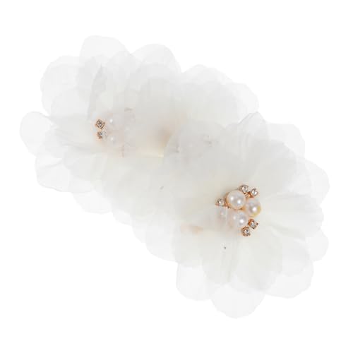 PartyKindom 3stücke Blumen Haarspange Mädchen Perlen Verziert Haar Clips Haarnadel Alltag Anlässe Schmuck von PartyKindom