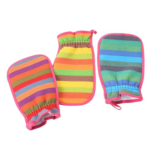 PartyKindom 3 Stück Doppelseitige Peeling Badewaschlappen aus Pflanzenfasern Elastischer Peelinghandschuh für Damen und Herren Hautschonend Leicht zu Reinigen und Kompakt für Zufällige Farbe PartyKindom 3 Stück Doppelseitige Peeling Badewaschlappen aus Pflanzenfasern Elastischer Peelinghandschuh für Damen und Herren Hautschonend Leicht zu Reinigen und Kompakt für Zufällige Farbe von PartyKindom