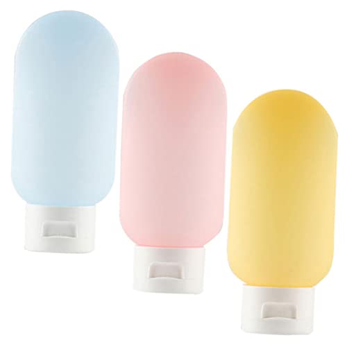 PartyKindom 3 Stück Reise Flaschen Auslaufsicher Weich zum Befüllen von Lotion Shampoo Flüssigkeiten Leicht und Kompakt für Damen Reisebedarf Toilettenartikel Behälter PartyKindom 3 Stück Reise Flaschen Auslaufsicher Weich zum Befüllen von Lotion Shampoo Flüssigkeiten Leicht und Kompakt für Damen Reisebedarf Toilettenartikel Behälter von PartyKindom