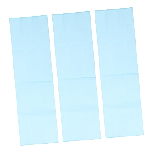 PartyKindom 3 Stück Rücken Schrubb Badehandtücher Langer Streifen Nylon zur Haut für Beine Rücken mit Reichhaltigem Schaum Badehilfe Blau von PartyKindom