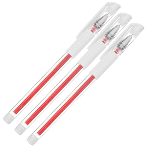 PartyKindom 3 Stück Tattoo-hautmarkierungsstift -mapping-kit Stift Positionieren Augenbrauenstift - Dauerhaft Klingen -mapping -stift Rot Plastik von PartyKindom