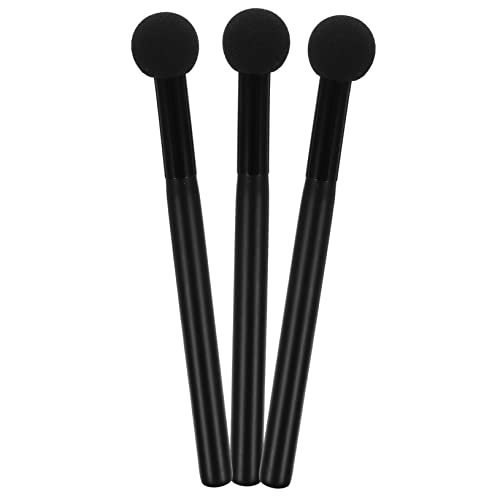 PartyKindom 3 Stück Teiliges Concealer für Mädchen Multifunktionale Schminkpinsel mit Runden Köpfen für Nahtloses Verblenden und Shadow Makeup Tragbar und Langlebig von PartyKindom