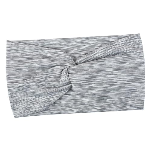 PartyKindom 3 Stück Teiliges Cross Stirnband Damen Atmungsaktive Schweißabsorbierende Sport Haarbänder für Yoga Laufen Fitness Elastisch Vielseitig für Verschiedene Frisuren Rutschfest von PartyKindom