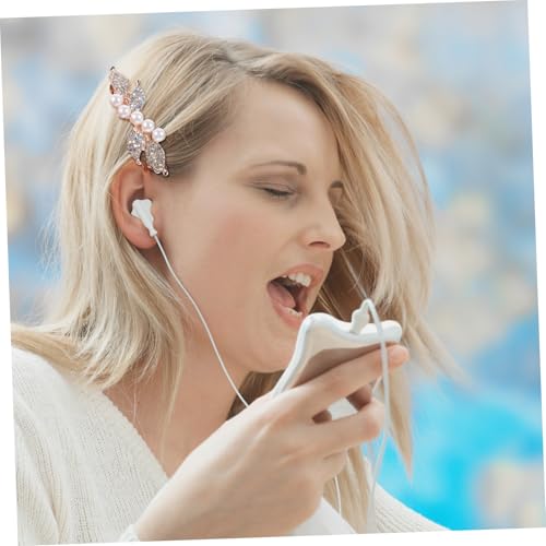 PartyKindom 3 Stück Teiliges Strass Haarspangen mit Perlen und Blumen Elegante Haarklammern für Frauen und Mädchen Rutschfeste Haarschmuck accessoires für Hochzeit und Alltag von PartyKindom